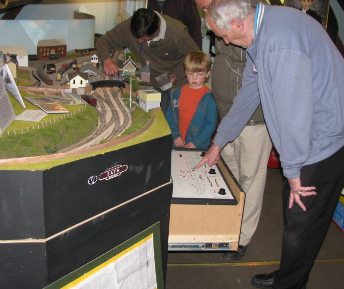 Scale model of Blandford Railway Station