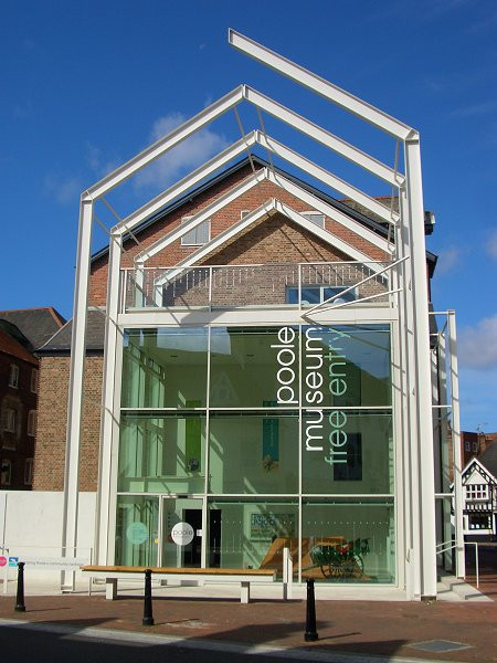 Outside Poole museum